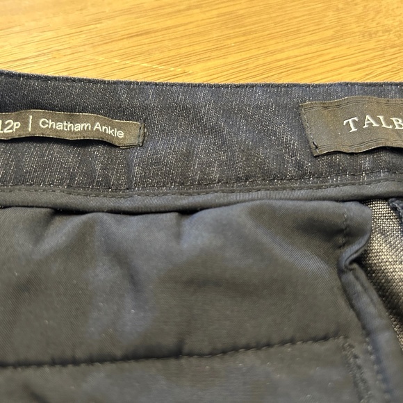 Talbots Chatham Ankle Pants, Size 12P - Picture 3 of 5